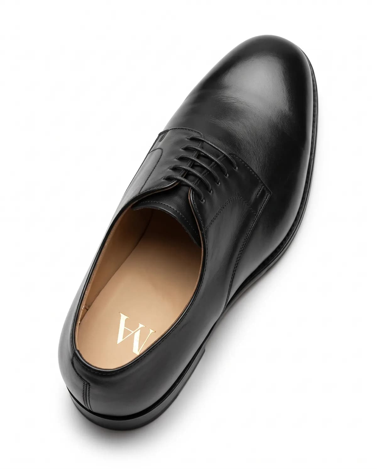 Derby cuir noir