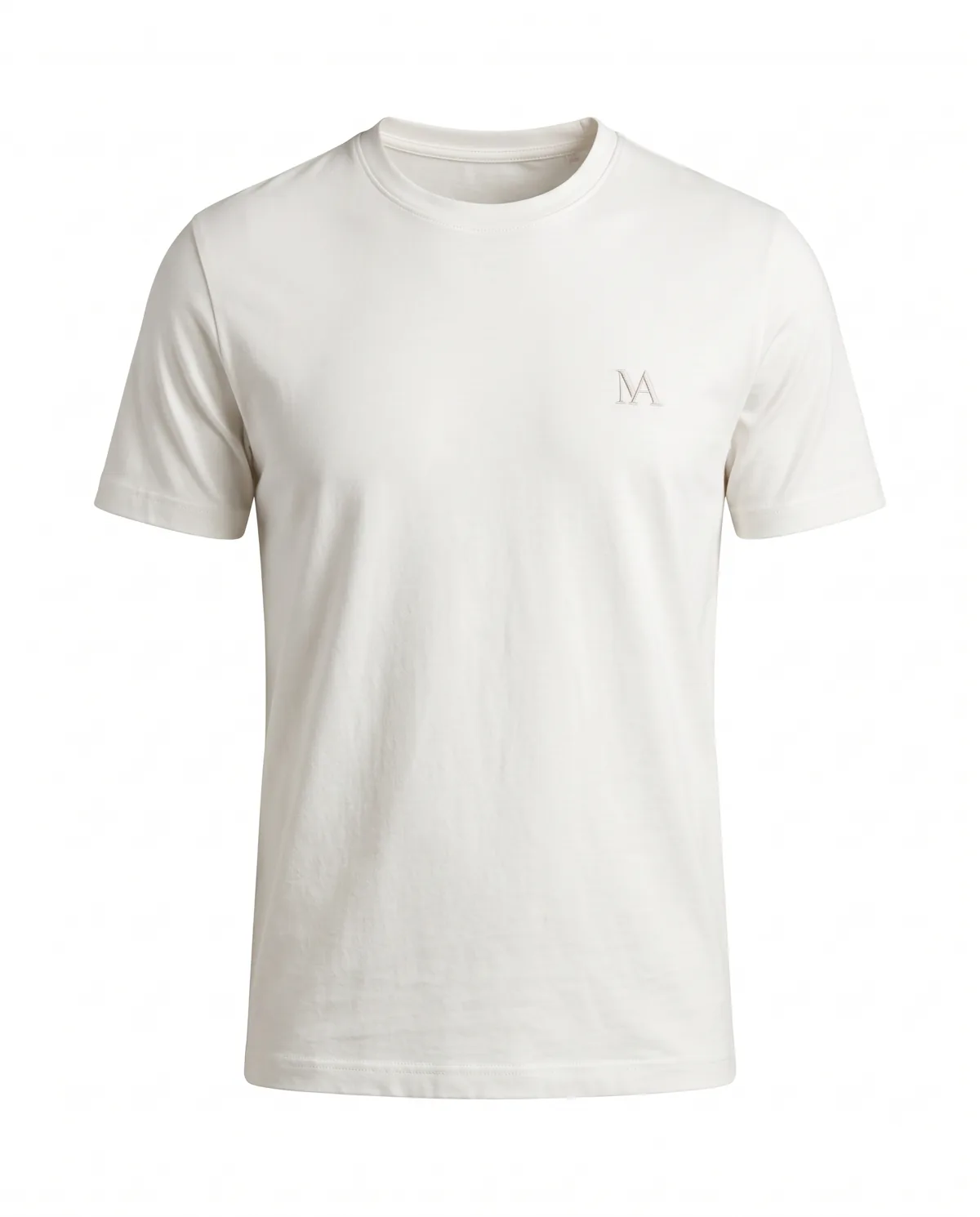 T-shirt coton Pima blanc