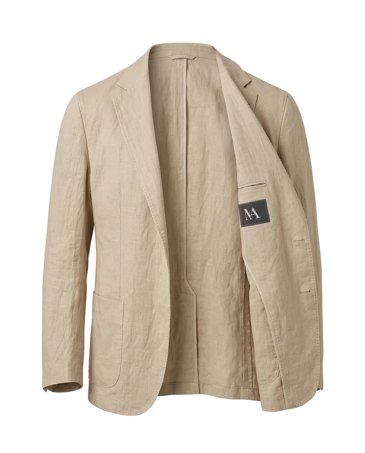 Blazer lin sable